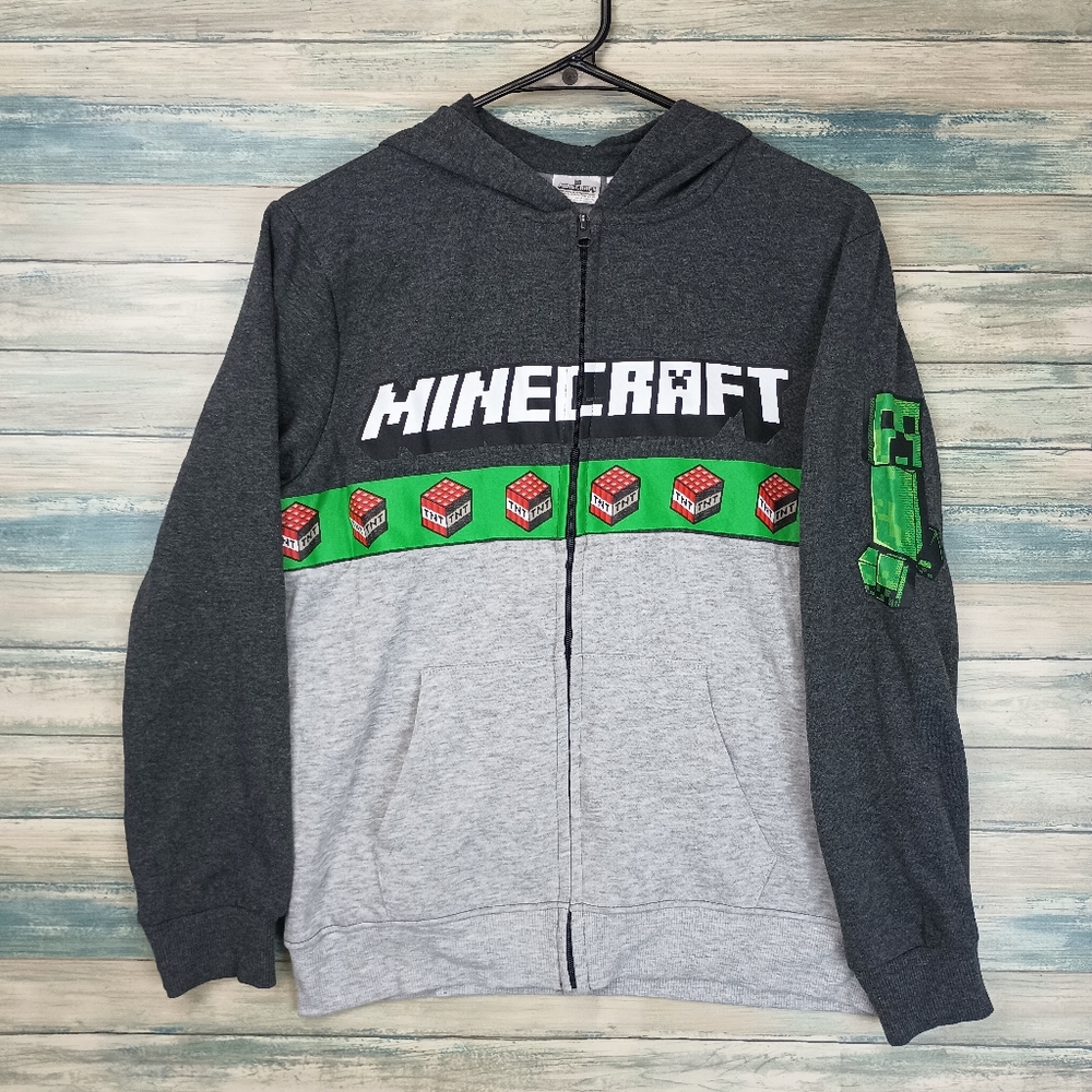 Minecraft zip up hoodie